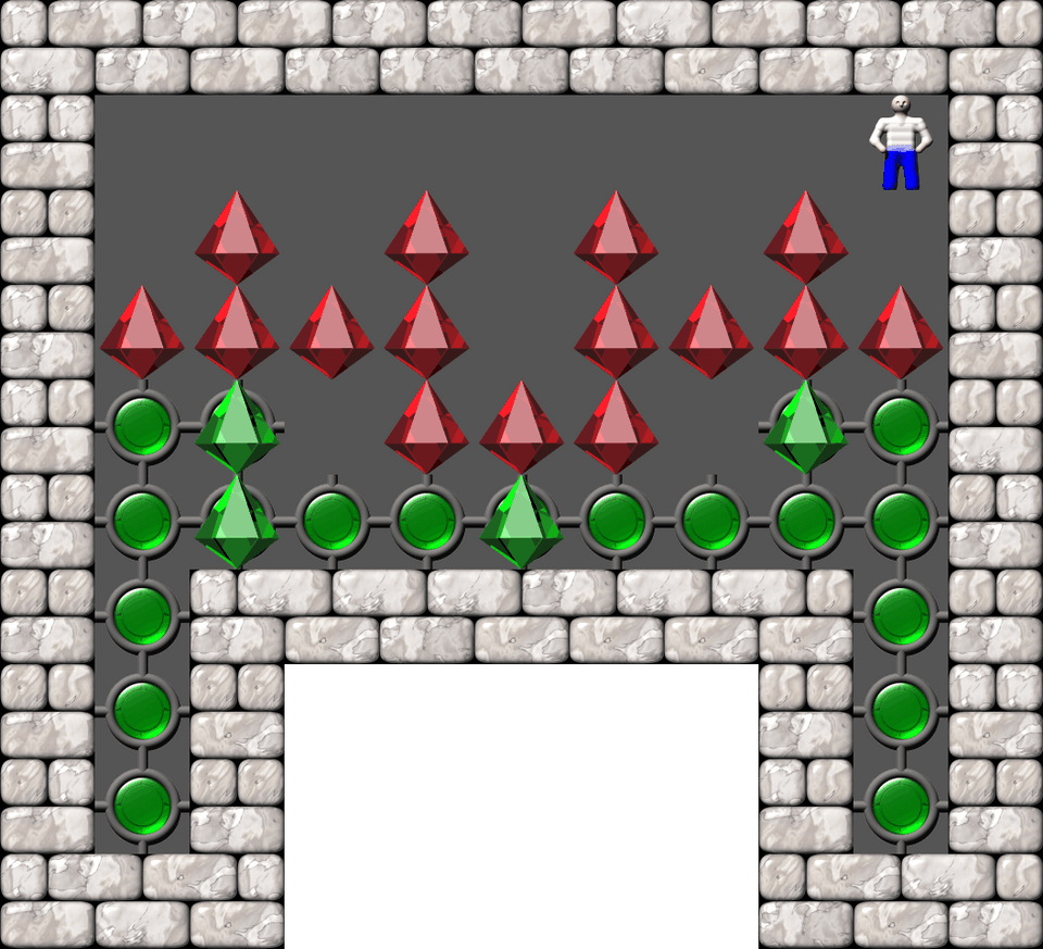 Сокобан Bugs collection 3 уровень 29